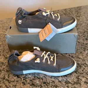 Timberland women’s Newport bay canvas skateboard sneakers NIB 10