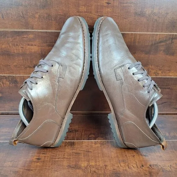 Timberland Boot Company Bardstown Brown Leather Casual Dress Shoe Mens Size 12