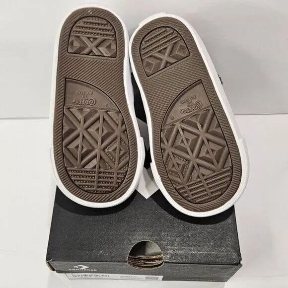 TODDLER CONVERSE PRO BLAZE STRAP/ INFANT WHITE/WHITE A08751C /Size 5/ NEW IN BOX