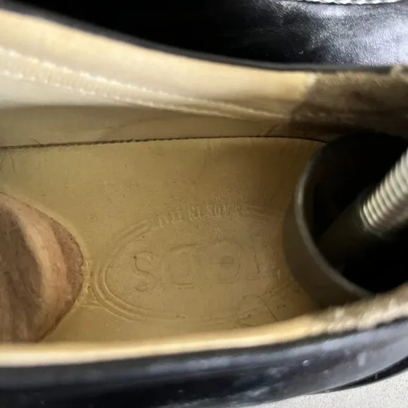 TOD'S Leather Bowler Minimalist Sneakers