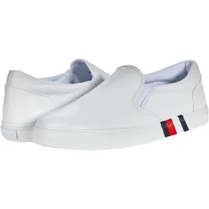 TOMMY Hilfiger BNWOT white faux leather slip on &quot;Leysi&quot; NEW