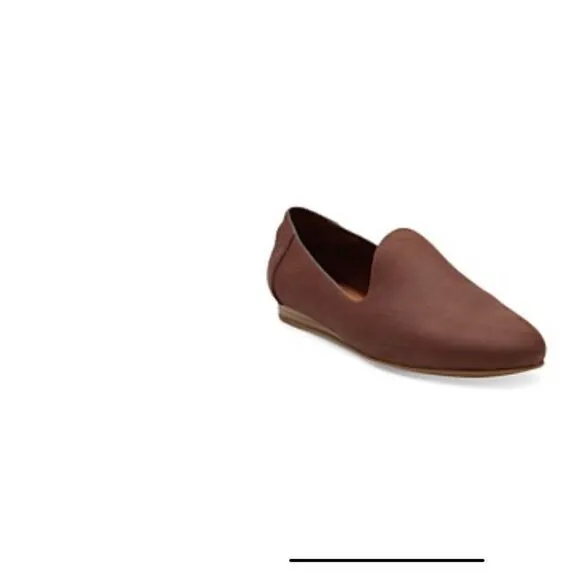 TOMS Dark Brown Darcy mini Wedge Flats, Slip ons, Removable eco content