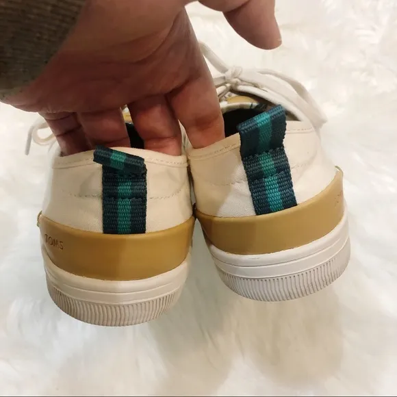 Toms TRVL Lite Birch Heritage Low Cream Sneakers
