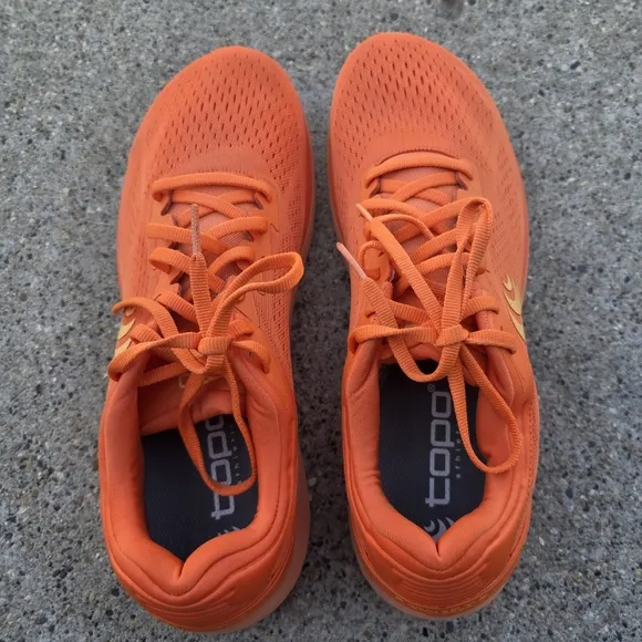 Topo Phantom 3  Athletic Orange Sneaker Men Size 12
