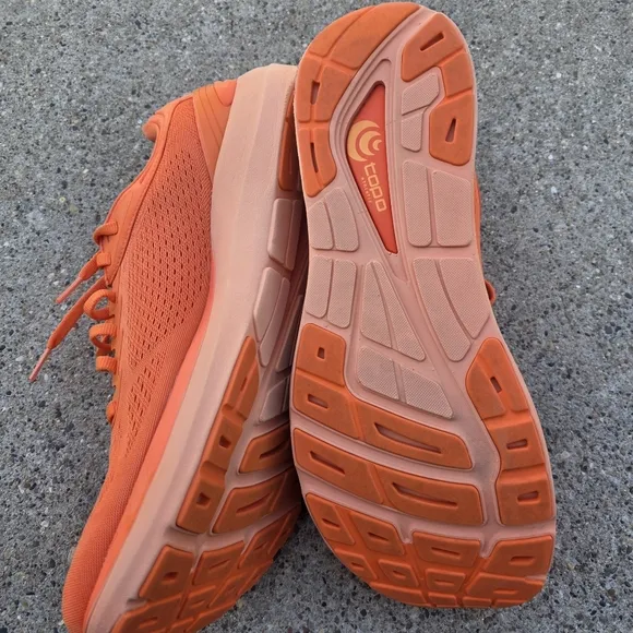 Topo Phantom 3  Athletic Orange Sneaker Men Size 12