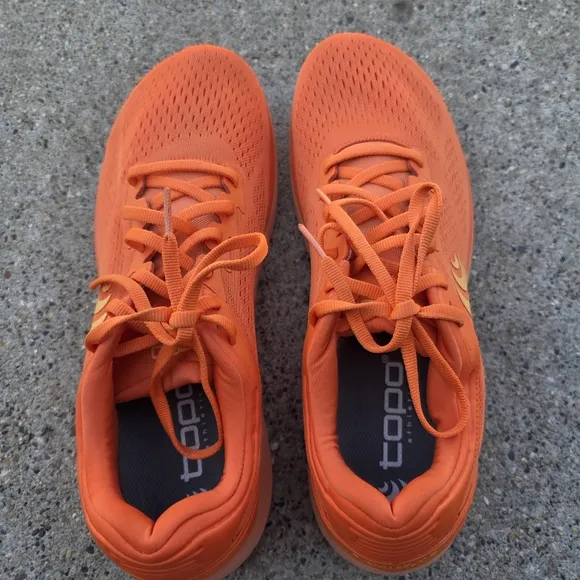 Topo Phantom 3  Athletic Orange Sneaker Men Size 12