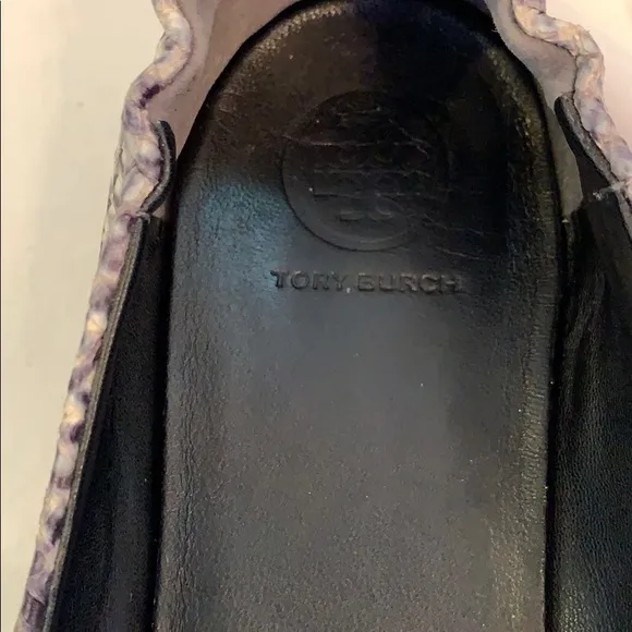 Tory Burch ballet flats. Sz 9. Snakeskin pattern