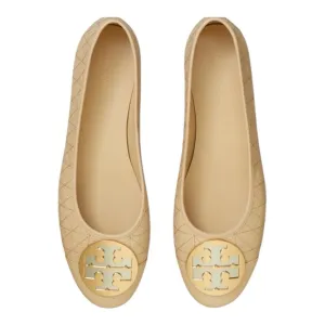Tory Burch ClaireTan Quilted Ballet Flats