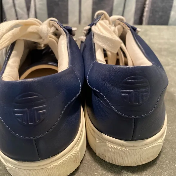 TORY BURCH Ruffle Sneakers In Sea Blue