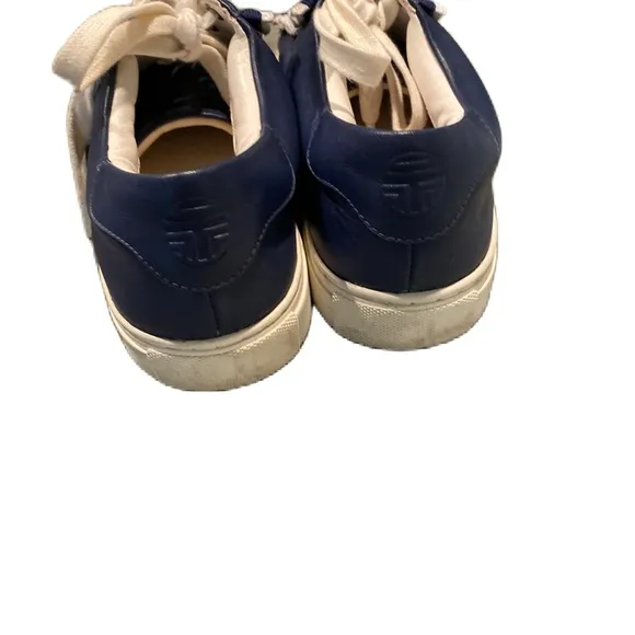 TORY BURCH Ruffle Sneakers In Sea Blue