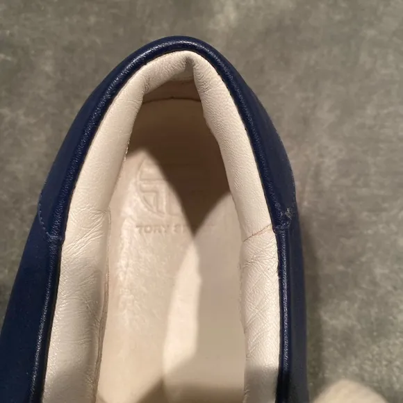 TORY BURCH Ruffle Sneakers In Sea Blue