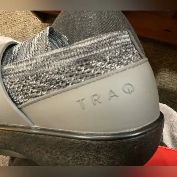 Traq Alegria: by PG Lite dark grey adjustable velco walking/nursing shoes.