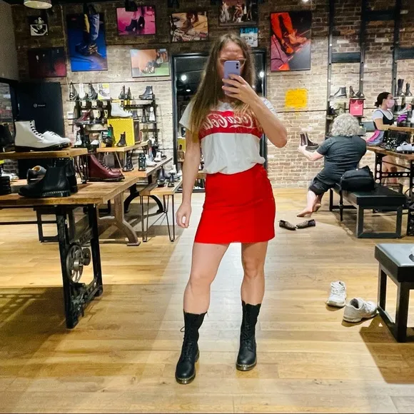 True Vintage Timeless Red Coca-Cola Red Skirt