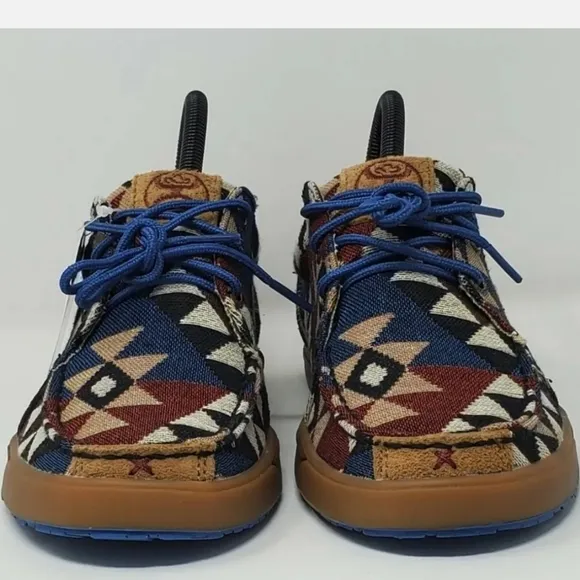 Twisted X Women's Size 6.5M Graphic Canvas Casual Shoes WHYC001 New