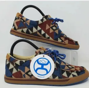 Twisted X Women's Size 6.5M Graphic Canvas Casual Shoes WHYC001 New