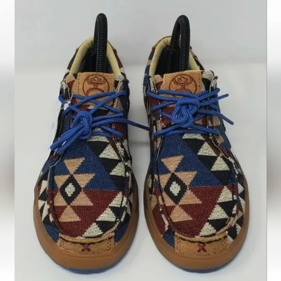 Twisted X Women's Size 6.5M Graphic Canvas Casual Shoes WHYC001 New