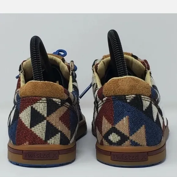 Twisted X Women's Size 6.5M Graphic Canvas Casual Shoes WHYC001 New