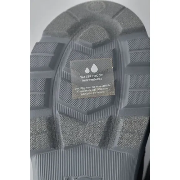 UGG Australia Womens Size 10 Neumel X Blue Grey Waterproof Rain Boots Shoes