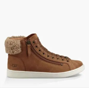 Ugg Olive Brown High Top Sneakers Size 11 Women's