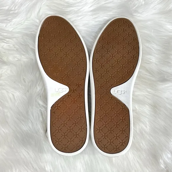 UGG Sammy Knit Women's White Slip On Casual Sneakers [MR9003]