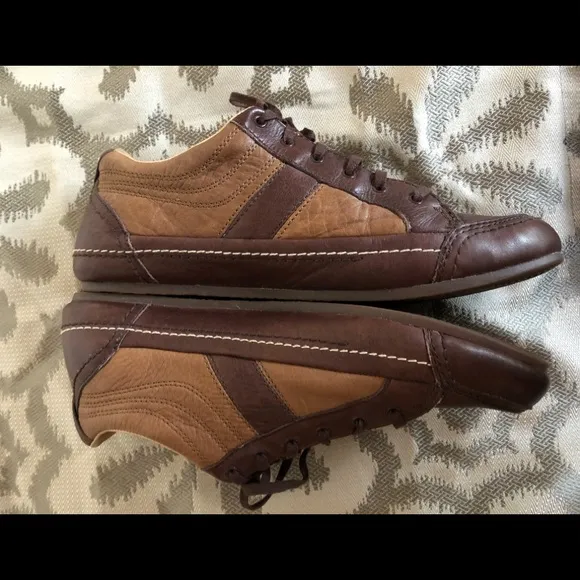 🆕UGG’S MEN’S LEATHER FUR LINED SNEAKERS 👟 Sz 12