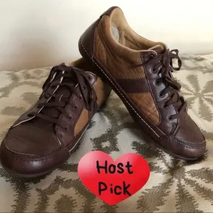 🆕UGG’S MEN’S LEATHER FUR LINED SNEAKERS 👟 Sz 12