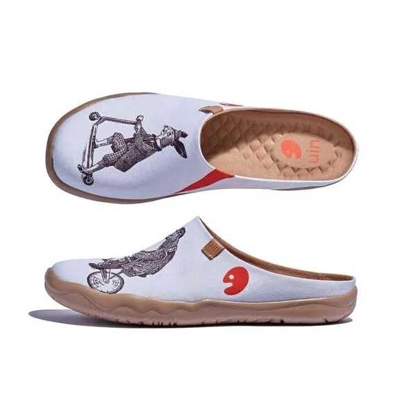 UIN Men's Mules Comfort Shoes Casual (Time for Work 3- Malaga)