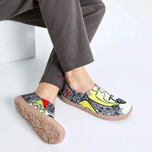 UIN Men's Walking Shoes Slip On Loafers (Figure Body)