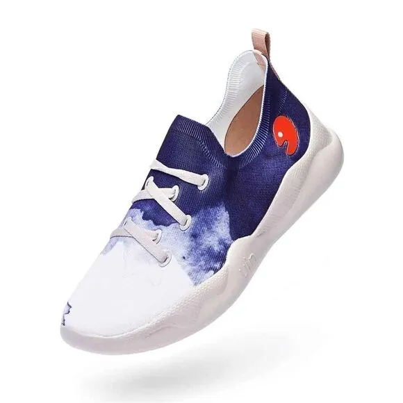UIN Men's Sneakers Lightweight Walking Comfy Shoes (Ink Dyeing Mijas I Men)