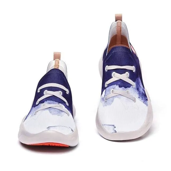 UIN Men's Sneakers Lightweight Walking Comfy Shoes (Ink Dyeing Mijas I Men)