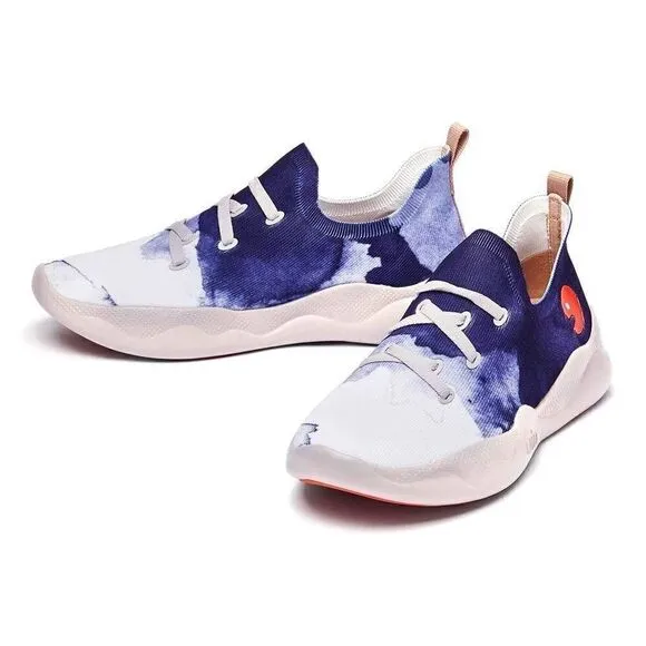 UIN Men's Sneakers Lightweight Walking Comfy Shoes (Ink Dyeing Mijas I Men)