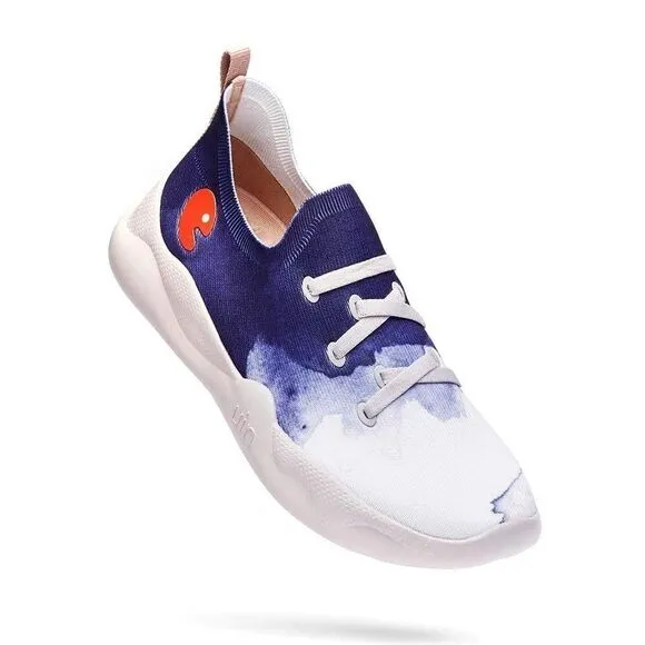 UIN Men's Sneakers Lightweight Walking Comfy Shoes (Ink Dyeing Mijas I Men)
