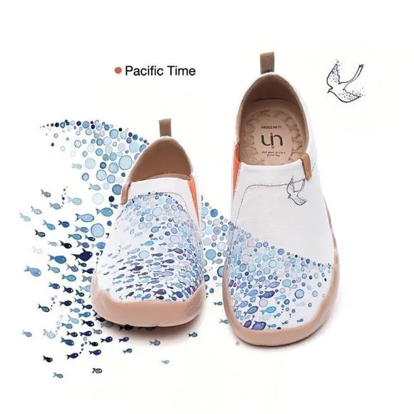 UIN Women's Slip On Casual Loafers Comfort Soft Walking Shoes (Pacific Time)