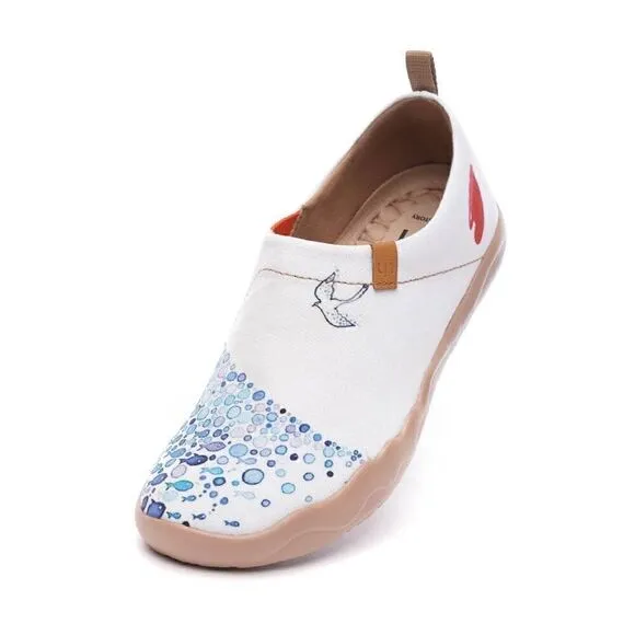 UIN Women's Slip On Casual Loafers Comfort Soft Walking Shoes (Pacific Time)