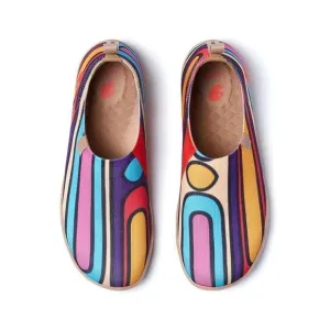 UIN Women's Sneaker Slip-On Ladies Travel Shoes (Popsicle Time Toledo I )