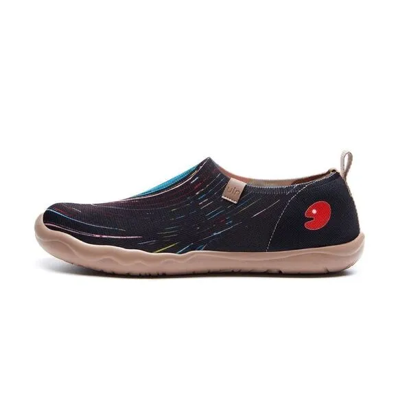 UIN Men's Shoes Slip On Casual Knit  Comfort (Vinyl of 90s Toledo I)