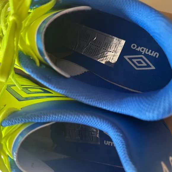 Umbro Yellow and Blue Athletic Shoes