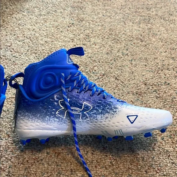 Under Armour Blue and White Gradient Athletic Shoes