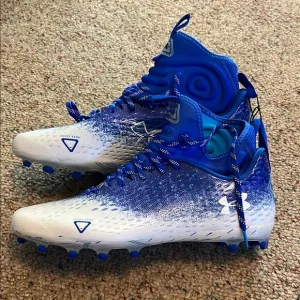Under Armour Blue and White Gradient Athletic Shoes