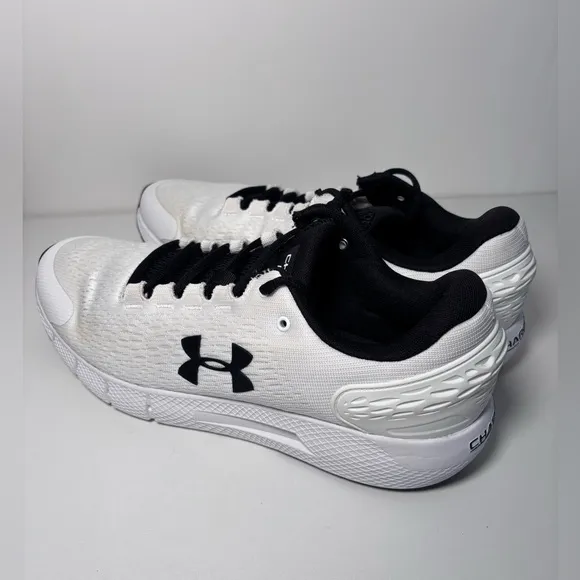 UNDER ARMOUR Mens Charged Rouge II White Running Shoes Sneakers Size 13
