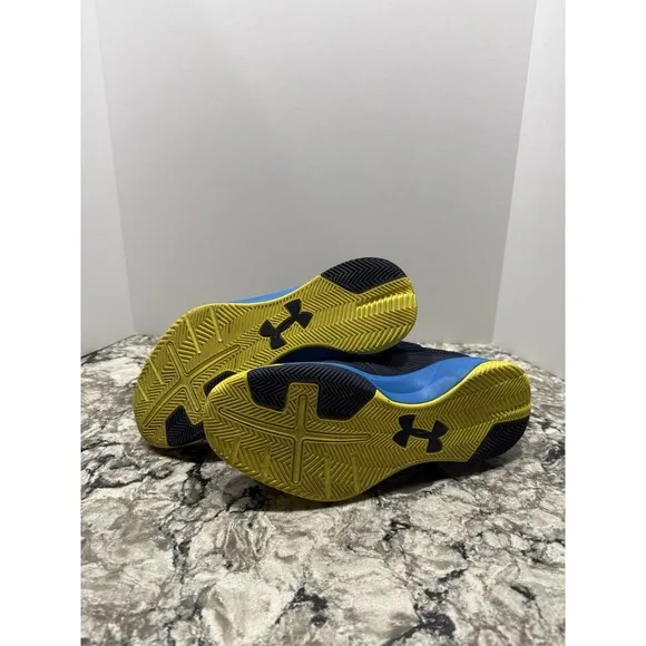 Under Armour Mens Curry 2.5 Blue Basketball Shoes Sneakers Size 10