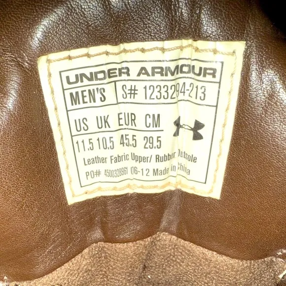 Under Armour Ridge Reaper Boots sz 11.5 Gore-Tex Waterproof Hunting Hiking Camp