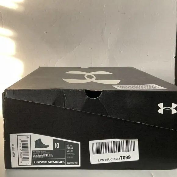 Under Armour Valsetz RTS Wide Mens Hiking Boots Black 30210356-001
