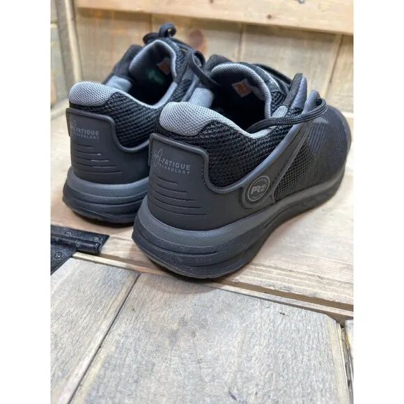 US9 Timberland PRO Womens Drivetrain Lace-Up CT Work Shoes A1RVH Black