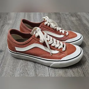 Vans 36 Decon Men's Bombay Brown Canvas Sneakers