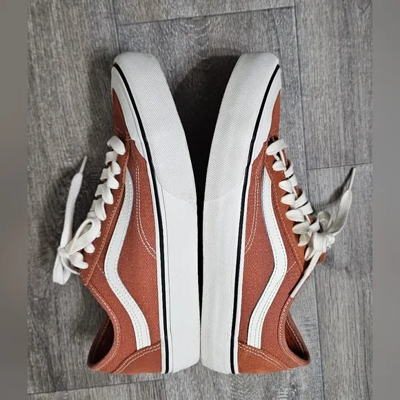 Vans 36 Decon Men's Bombay Brown Canvas Sneakers
