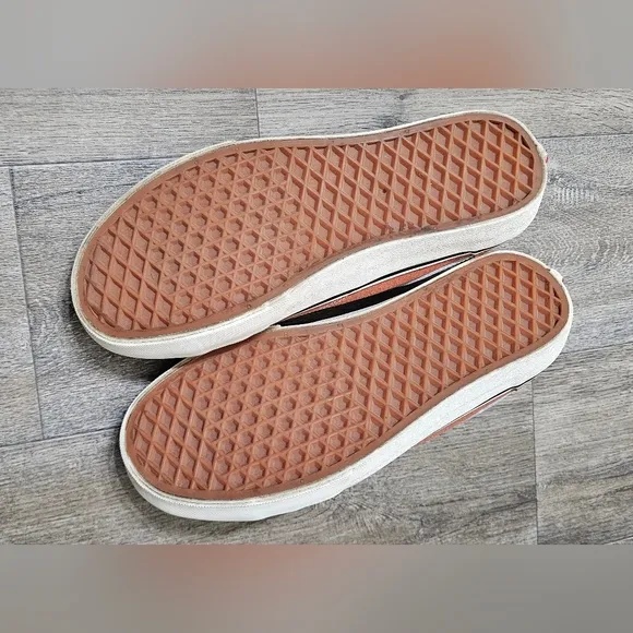 Vans 36 Decon Men's Bombay Brown Canvas Sneakers