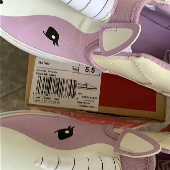 VANS ASHER CANVAS UNICORN WMNS