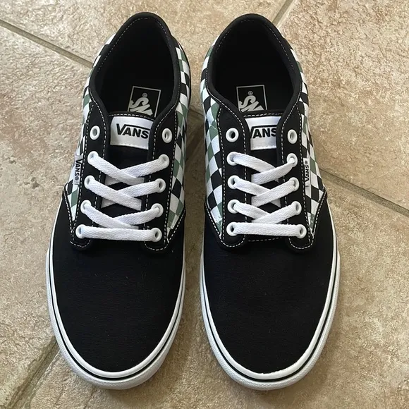 Vans Atwood Canvas Checker Board Sneakers