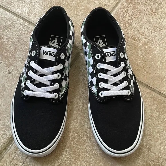 Vans Atwood Canvas Checker Board Sneakers